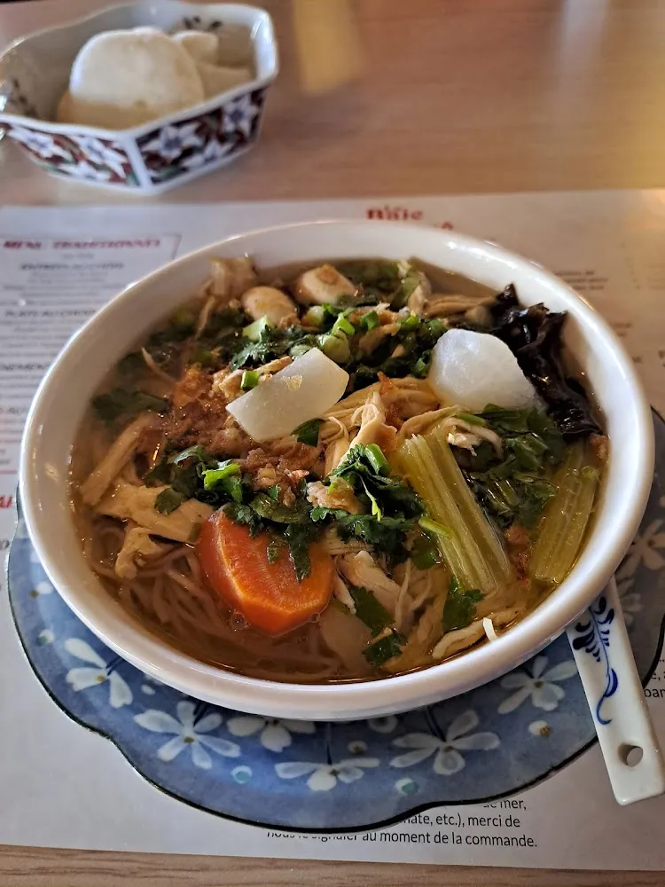 Soupe de Nouilles Au Poulet